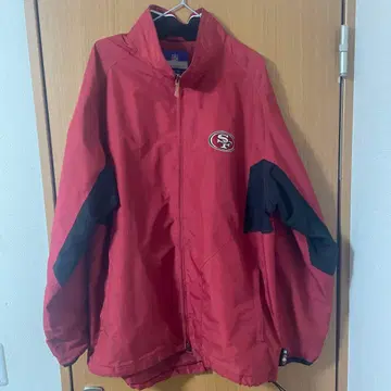 NFL 49ers 나일론 자켓 레드