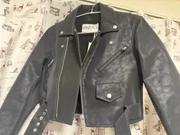 PERVERZE Re-Leather 라이더스 재킷 블랙 F