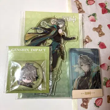 원신 알하이탐 아크릴 스탠드 캔뱃지 유사장식 묶음 판매 공식