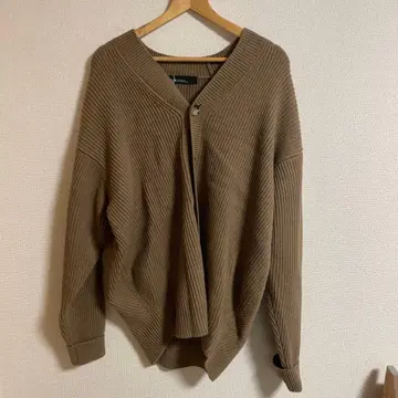 UNITED ARROWS 다크 브라운 가디건 M