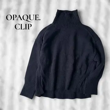 OPAQUE. CLIP 터틀넥 하이넥 루즈핏 오버사이즈