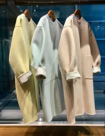 더블 페이스 울 코트