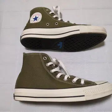 컨버스 올리브 하이컷 올스타 척테일러 24.5