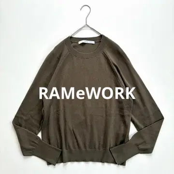 프레임워크 RAMeWORK 코튼 캐시미어 크루넥 풀오버