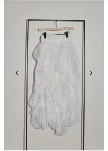 thetoe 아이리스 튤 스커트 화이트 XS