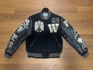 최종 가격 인하 화이츠빌 바시티 자켓