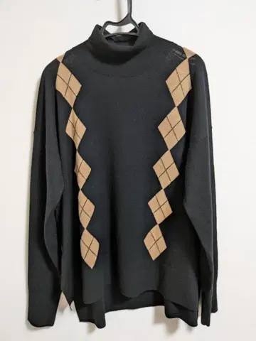 IENA 라이트 울 아가일 니트