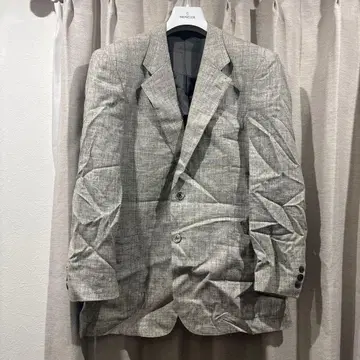 Austin Reed/테일러드 자켓/그레이/실크 린넨 울