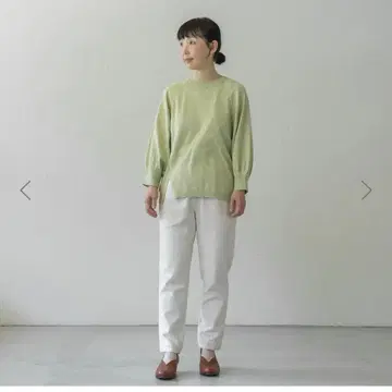 시삼 공방 택 포함 새상품 우라라카 탑 그린 계열