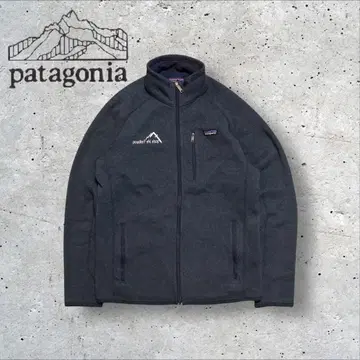 파타고니아 베터 스웨터 지퍼 플리스 네이비 M 자수 로고 d