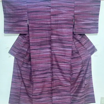 요염한 색감의 수직 명면 기모노 카스미 패턴 기모노 스키 구락부 251