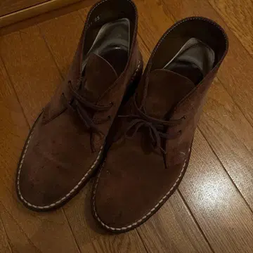 브라운 스웨이드 처카 부츠 25