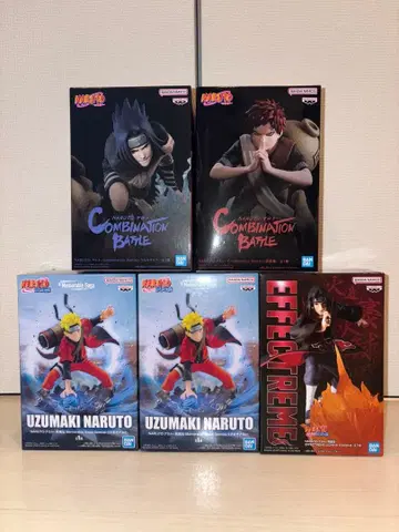 NARUTO 나루토 & 사스케 & 이타치 & 가아라 5체 세트