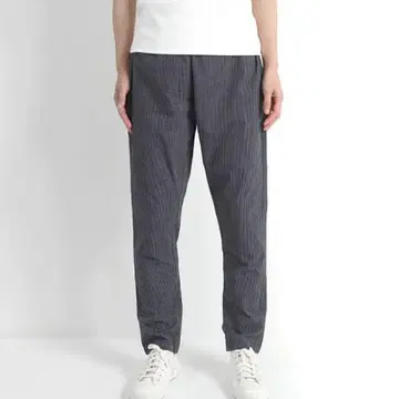 우나기노네도코 시모카와 직물 MONPE 대나무 스트라이프 화이트