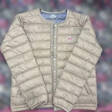단톤 베이지 다운 코트 34