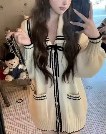 다리치 앤 마리 좋아하는 분 가디건 상의