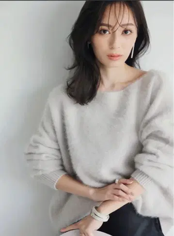 anuans 라쿤 보트넥 니트 풀오버