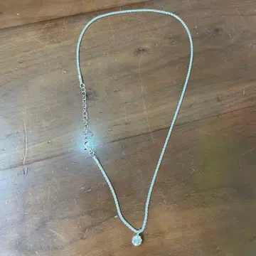 실버 체인 목걸이 펜던트 포함