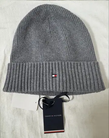 타미힐피거 그레이 니트 모자 원사이즈