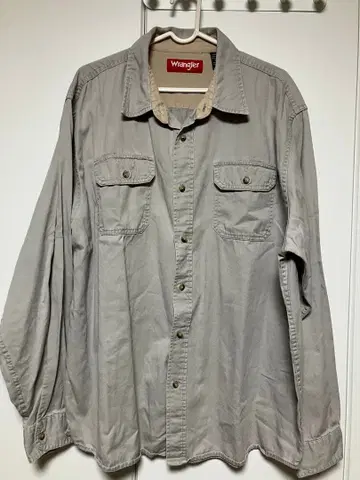 Wrangler 버튼업 셔츠 XL 그레이