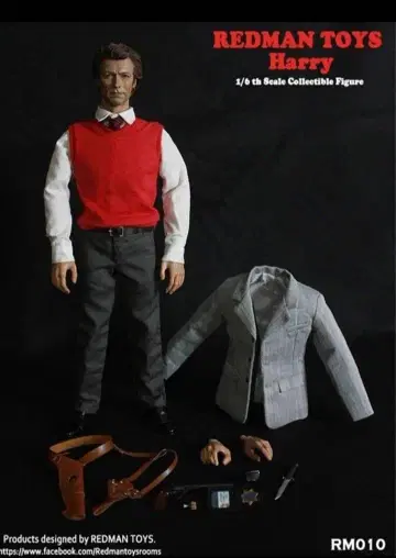 미사용 새상품 1/6 해리 액션 피규어 이스트우드
