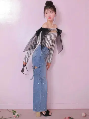 m me eme Sweet bijou denim Blue XS