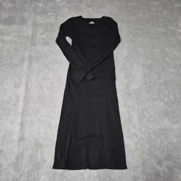 ungrid 블랙 긴팔 티셔츠 원피스 F 사이즈