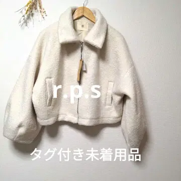 r.p.s 아르피에스 볼륨 소매 ZIP 보아 자켓 아우터