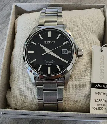 SEIKO SZSB012 자동 와인딩 손목시계 블랙