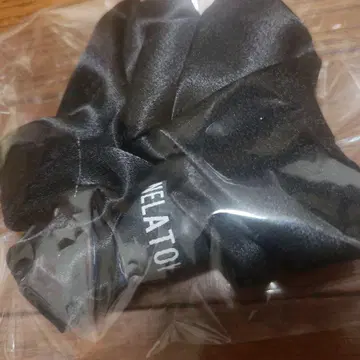 anela tokyo 아네라 도쿄 아네라 도쿄 브랜드 로고 스크런치 블랙