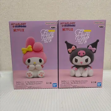 플러피 퍼프 NETFLIX 마이멜로디 & 쿠로미 세트 피규어
