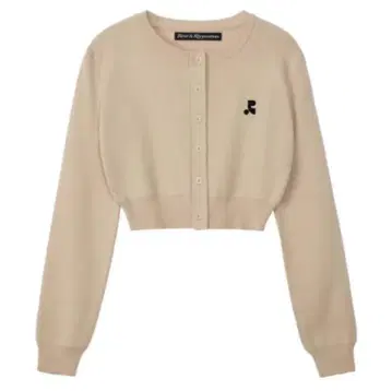 Rest & Recreation 베이지 크롭 가디건