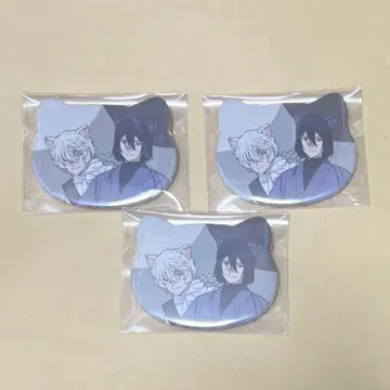 문호 스트레이독스 난자 미니게임 고양이형 캔뱃지 효도르 니콜라이