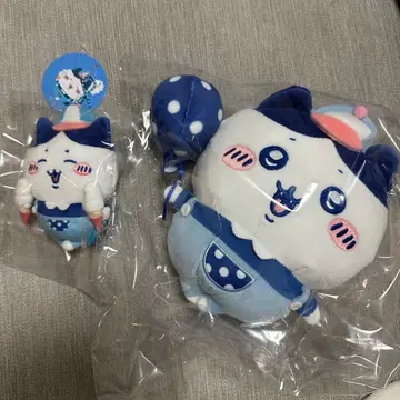 치이카와 유원지 마스코트 봉제 인형 2세트 하치와레