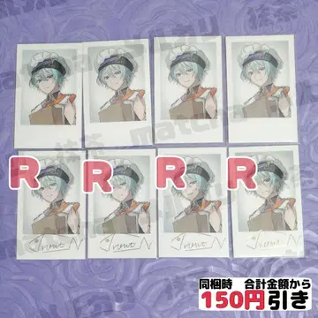 [ C023 ] 나기사 트라웃 데뷔 폴라로이드풍 카드 묶음 판매 니지산지