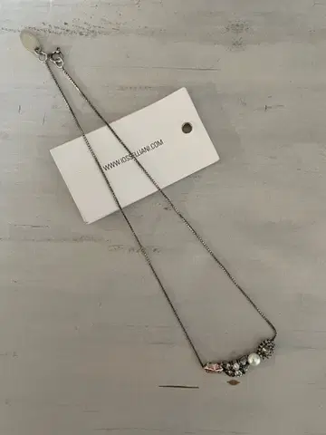 iosselliani 펄 지르코니아 실버 목걸이