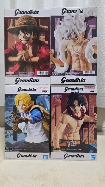 원피스 Grandista 피규어 4체 세트