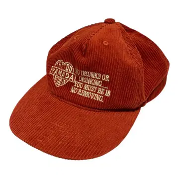 TATTOO STUDIO YAMADA CORDUROY CAP Orange