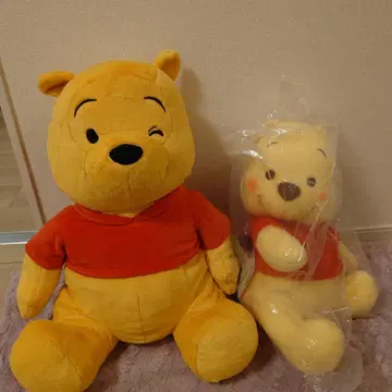 푸우 큰 봉제 인형 2세트