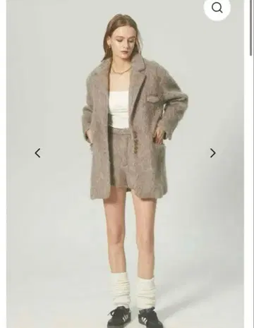 THE TOE 샤기 자켓 M 사이즈