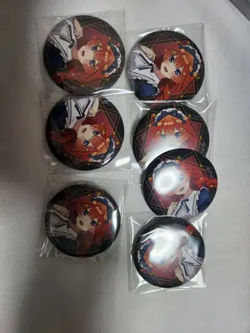 5등분의 신부 캔뱃지 묶음 판매 나카노 미쿠