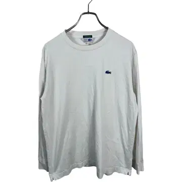 프랑스제 라코스테 LACOSTE 남성용 화이트 긴팔 t셔츠 롱티
