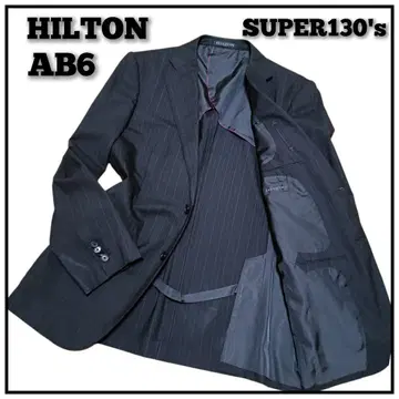 새상품급 힐튼 이탈리아제 원단 테일러드 자켓 블랙 AB6
