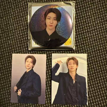 SEVENTEEN NEW_ THE8 민하오 캔뱃지 트레이딩 카드 2장