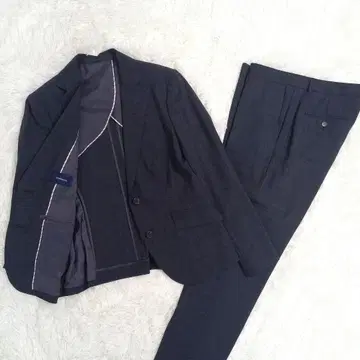 [컨디션 최상] 뉴요커 팬츠 수트 셋업 13호 XL 다크 그레이