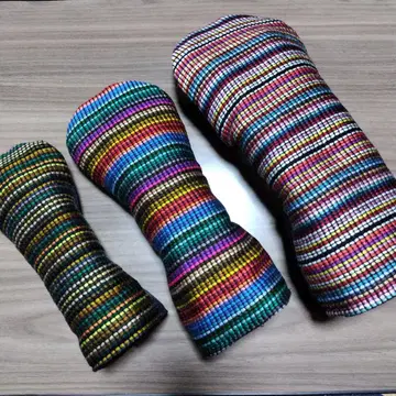 최고급 핸드메이드 드라이버용 골프헤드커버 3개 세트