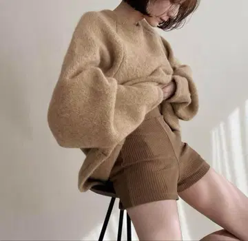 louren mohair knit pullover 베이지 로렌