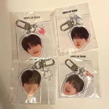 TREASURE 얼굴 아크릴 키링 희로애락 준규 컴프 세트