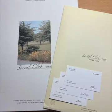 SEVENTEEN SOCIAL CLUB dacapo 사진집