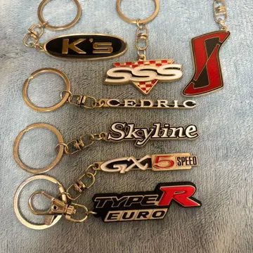 닛산 헤리티지카 엠블럼 메탈 키링 Honda 러버 키링